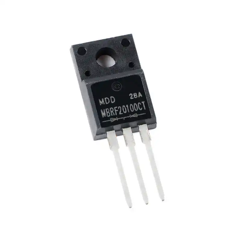 Original MBRF20100CT ITO-220AB 100V20A Direct Plug Schottky Rectifier Diode (10pcs)