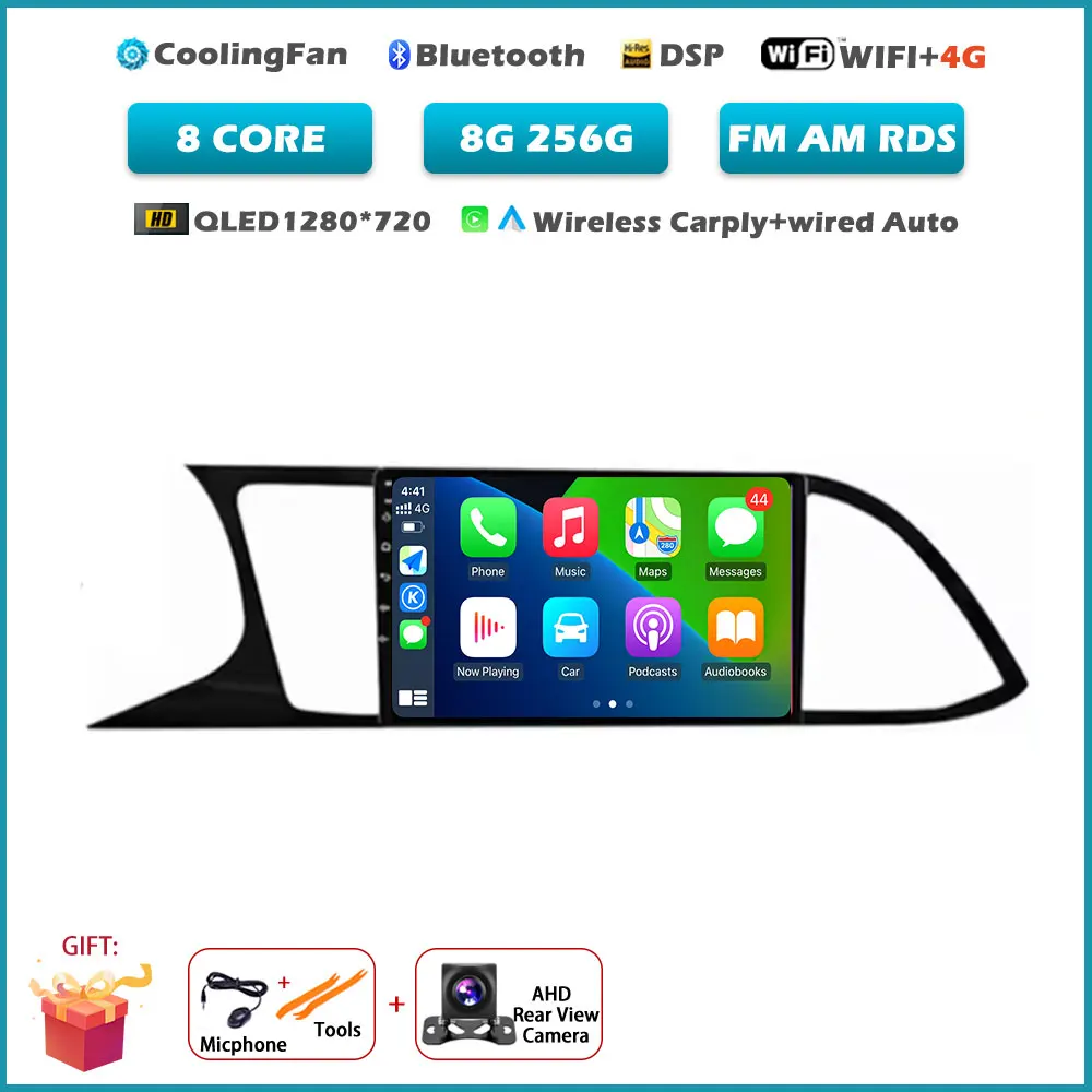 Voor Seat Leon MK3 5F 2012-2018 Carplay DSP 4G WIFI Android Alles In Een Auto Intelligent Systeem Autoradio video GEEN 2DIN DVD