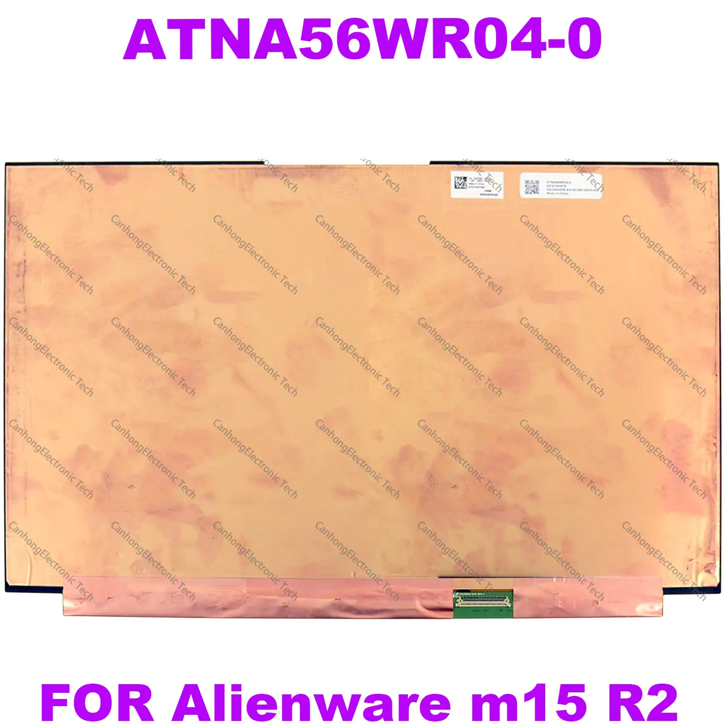 ATNA56WR04-0 15.6'' 4K OLED FHD For Alienware M15 R2 P87F P87F001Screen Display Digitizer Assembly DP/N: 0HHFM DP/N: 0HPV00