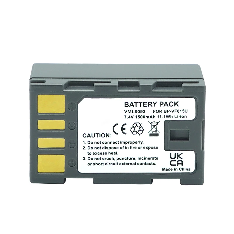 1Pc  BN-VF815 BN-VF815U BN VF815 Battery for JVC GZ-HD3, HD5, HD6, HD7, HD10, HD30, Everio GC-PX10 PX100 D720US D720EK