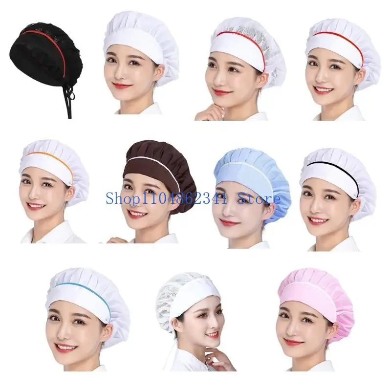 5asd Regulowana czapka szefa kuchni Czapki kuchenne Kapelusz piekarza Czapki kuchenne Wielokrotnego użytku Czapki kucharskie do