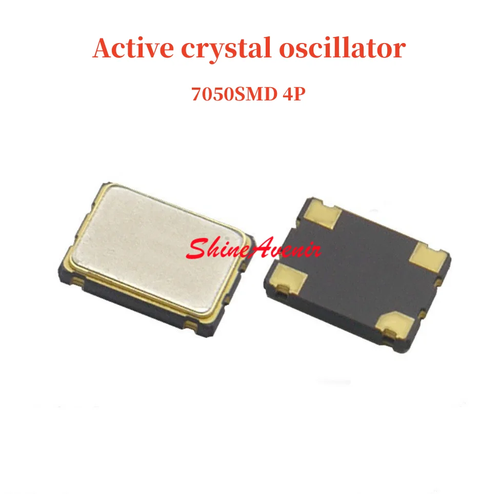 20pcs 7050SMD 1.38MHz，1.5MHz，1.536MHz， 1.545MHz，1.544MHz，1.577MHz，1.6MHz，1.82MHz，1.84MHz 3.3V 4P Active crystal oscillator