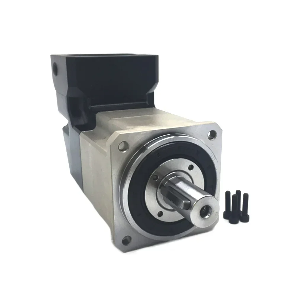 90 Degree Reducer Helical Gear Right Angled Planetary Gearbox for Nema 17 23 34 Stepper Motor 40 60 80 90110 130mm  Servo Motor