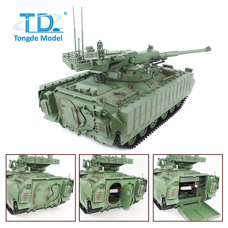 

Радиоуправляемый танк M2128 Tongde Model 1/16, боевая машина Bradley 3.0, электрическая платформа, инфракрасный бой, эффект дыма, танки на дистанционном управлении