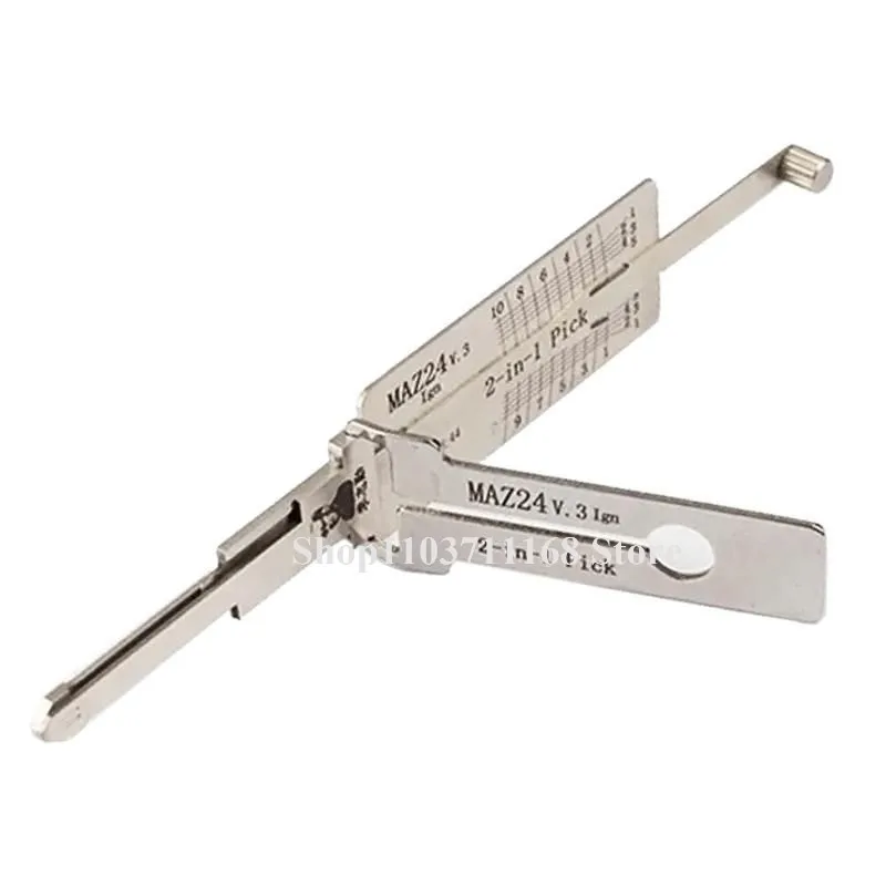Lishi 2-in-1 MAZ24 V.3 MAZ24ig V.2 لـ Mazd/a لـ Souest لـ Haima لمسبار FOR/D 1996-1999 & Ranger 2002-2012 أدوات الأقفال