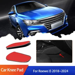 For Roewe i5 AP31 EP22 Ei5 MG5 EP 2018~2024 Car PU Lether Center Control Leg Knee Rest Cushions Elbow Pad Thigh Support Cushion