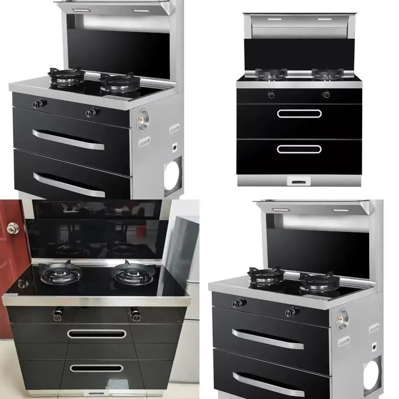 Automatic Household Integrated Stove with Range Hood Induction Cooker Electric Multi-functional Gas Stove High Quality