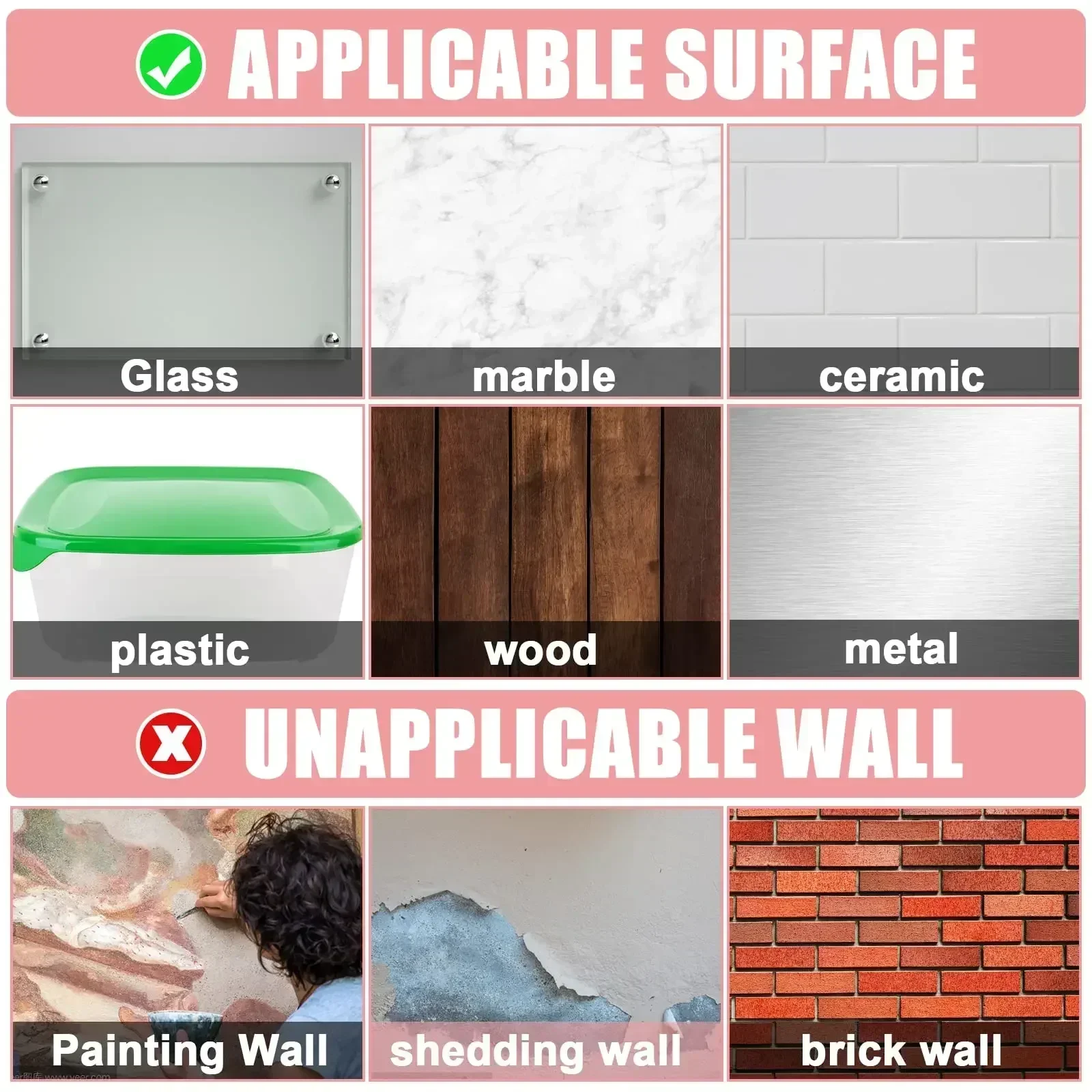 120PCS Reusable Double Sided Tape, Strong Adhesive Clear Wall Stickers for Posters, Photos & Home Decor - Traceless & Removable