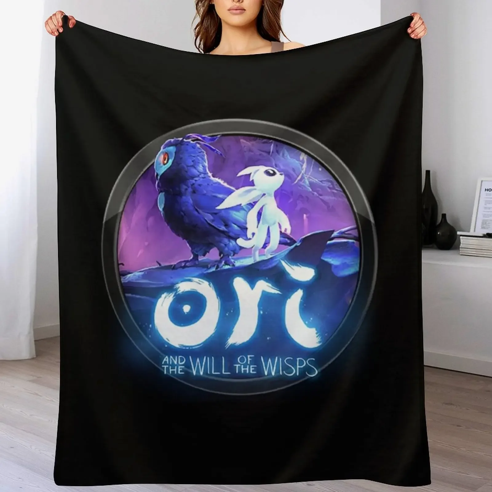 

Ori and the will of the wisps Throw Blanket Thermals For Travel Cute Plaid Blankets