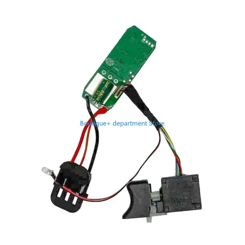 E1PD 16.8V Brushless Lithium Drill Control Board with Switches Assembly and Three Pin Connector for Efficient Stable Power