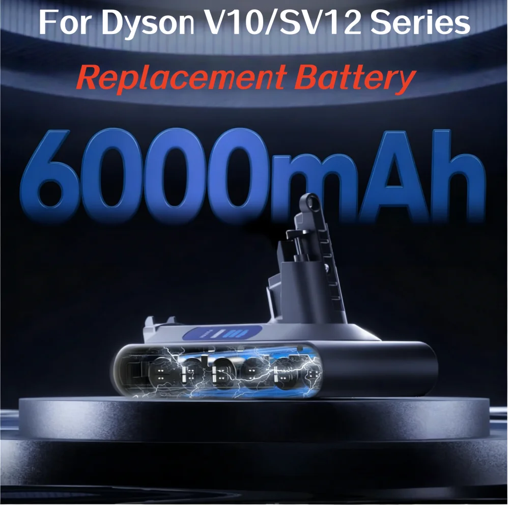 

V10 Li-ion Replacement Battery for Dyson SV12 Battery, Compatible with Dyson Absolute/Animal/Motorhead.
