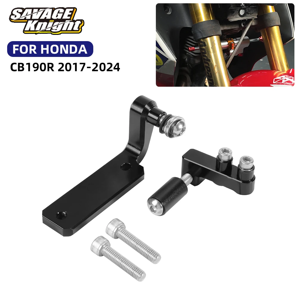 

Мотоциклетный линейный рулевой демпфер, стабилизатор, кронштейн для Honda CB190R CB 190R 2017-2024, обратная поддержка управления безопасностью
