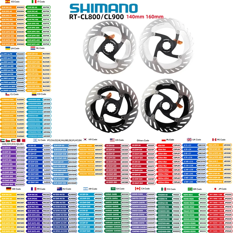 yZ[zV}m RT-CL800 RT-CL900 u[L[^[ Z^[bN ICE TECHNOLOGIES FREEZA 140mm 160mm ULTEGRA XTR DURA-ACEV}m oCNp[c