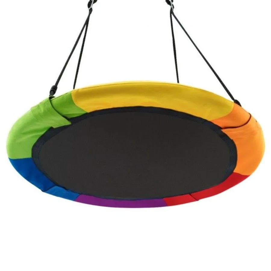 40 Inch Flying Saucer Tree Swing Outdoor Play for