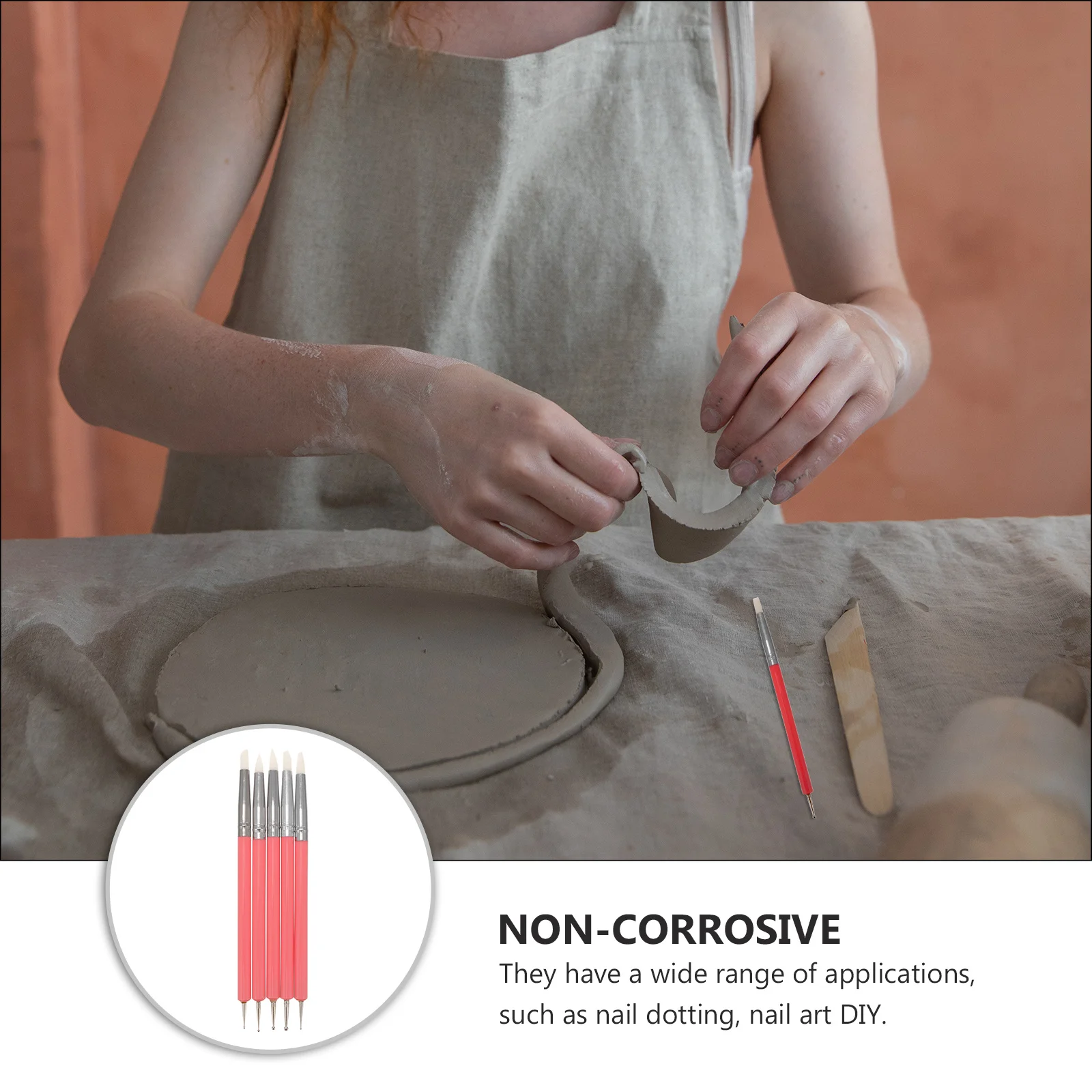 1 مجموعة مسمار الفن مجموعة أقلام قسط قابلة لإعادة الاستخدام أدوات مانيكير DIY بها بنفسك الأشعة فوق البنفسجية هلام تصميم مزدوجة نهاية التنقيط الحفر الفخار مسمار الفن لوازم #3