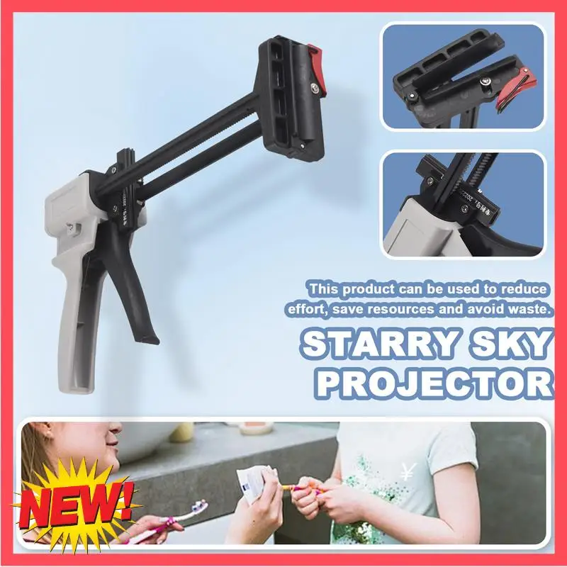 B17C 704 Toothpaste Tube Glue Gun Silicone Manual Glue Gun Repair Tool Sealant Manual Extruder Injection Gun