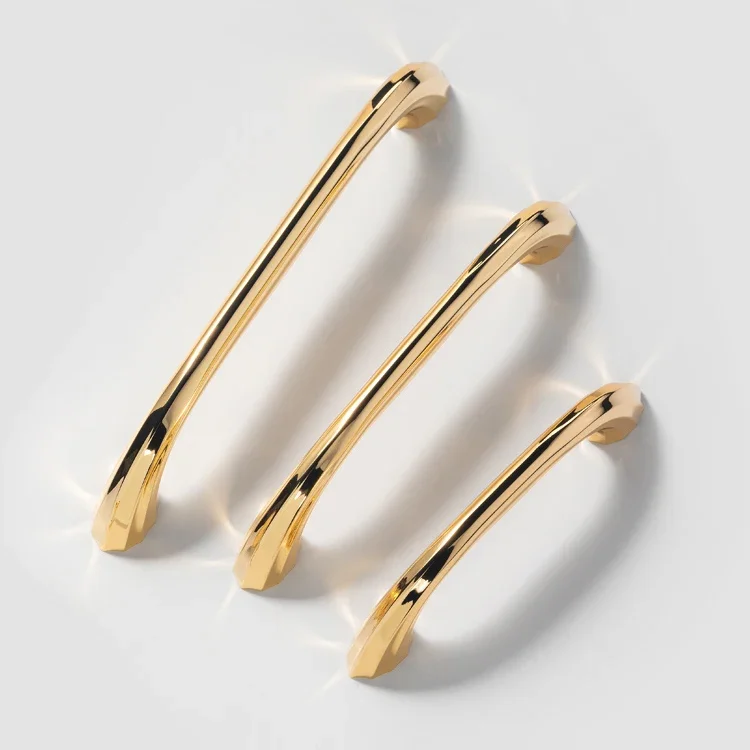 Gold Cabinet Handles American style Kitchen Cupboard Pulls Drawer Knob Fashion Furniture Handle Door Hardware