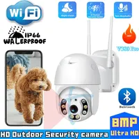 V380 Pro Security Camera 4K 8MP Ultra HD WIFI PTZ Dual Light Surveillance Camera Outdoor Wireless WIFI Smart Net Camera V380PRO