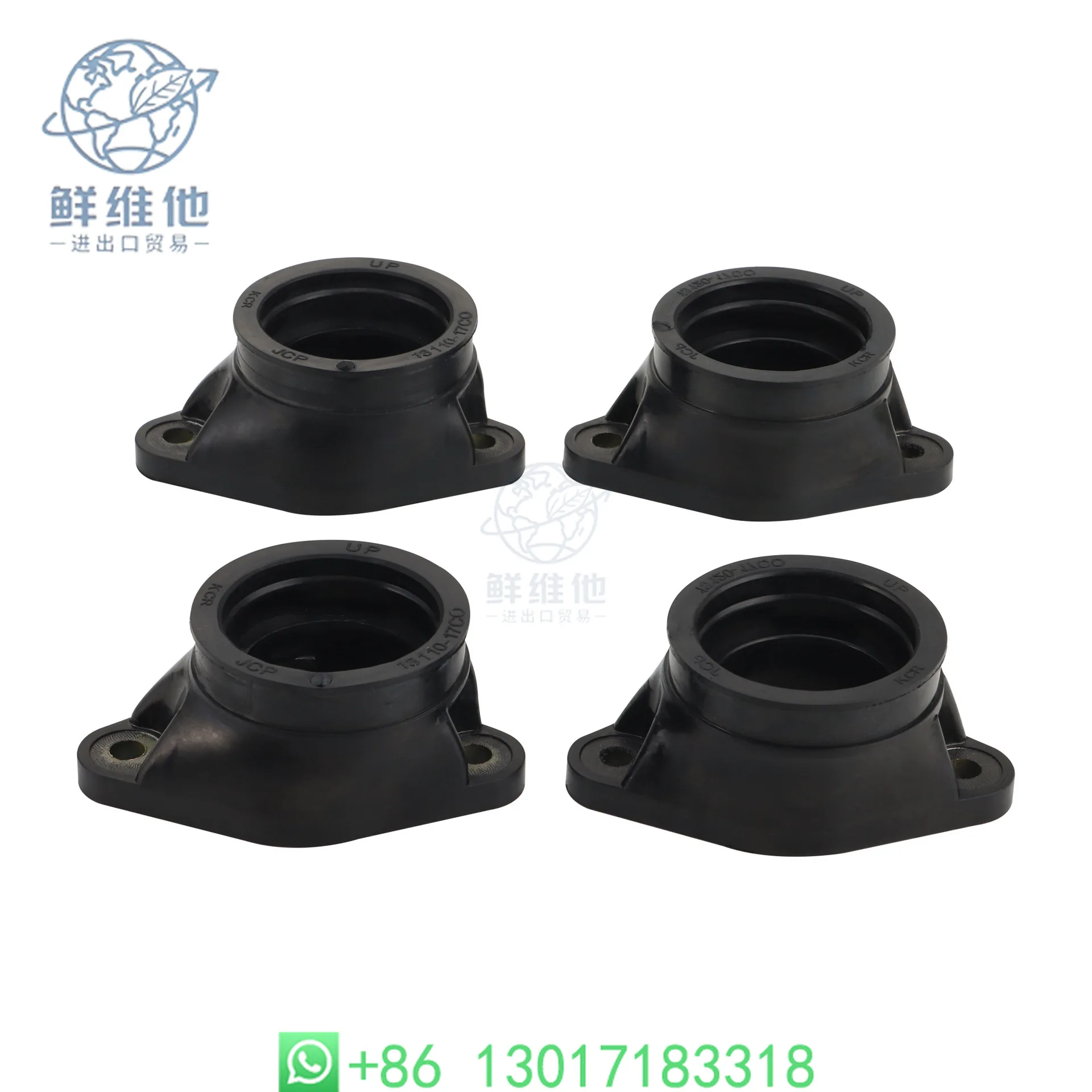 

Premium 4pcs Intake Manifold Joint Set for GSXR750 GR77A GSX750F GSX750 Heavy Duty Rubber Boot Adapter Motorcycle Engine Part