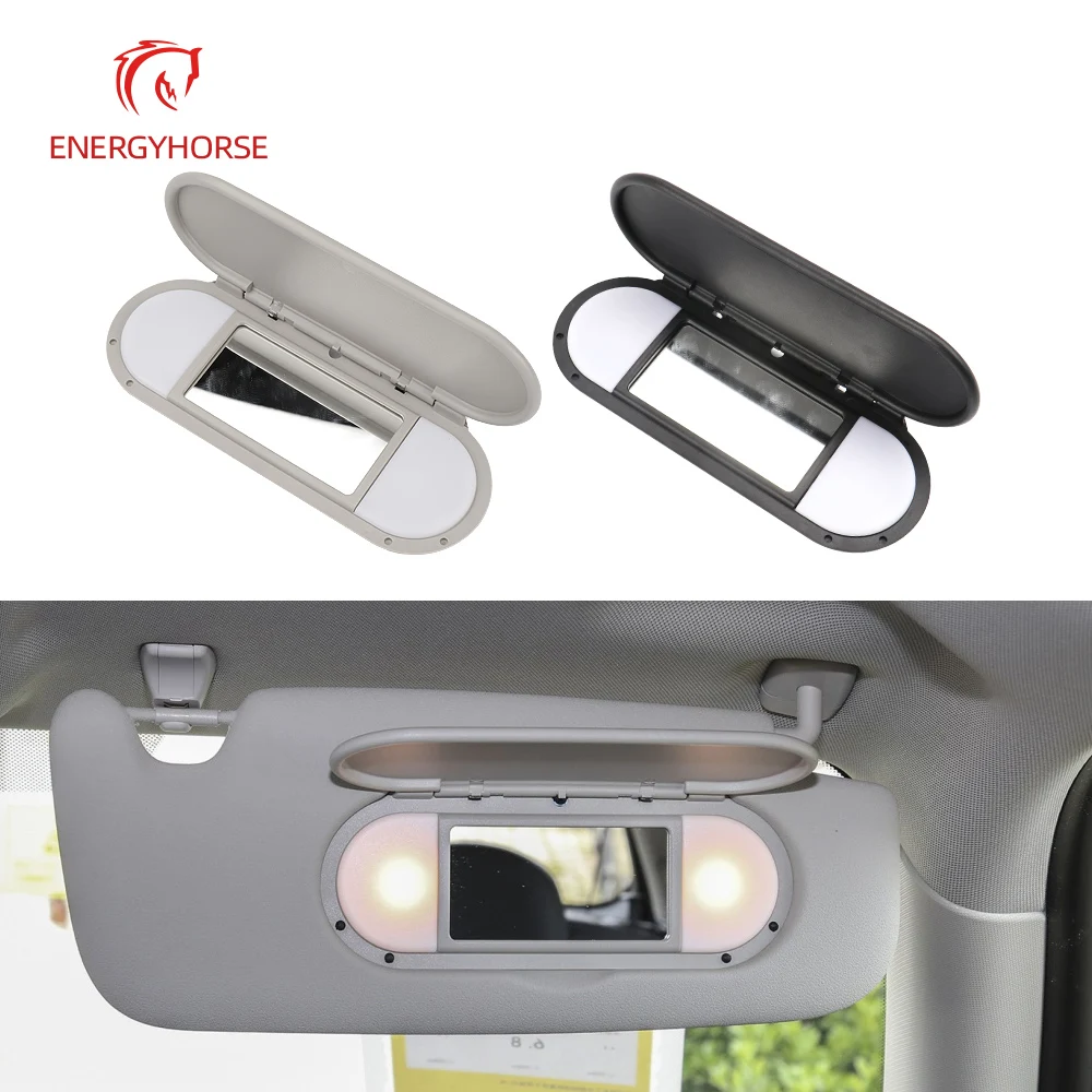 For Mini Cooper New Car Sun Visor Mirror Cover Makeup Mirror Cover Accessories Replacement For BMW MINI F55 F56 2015-2022