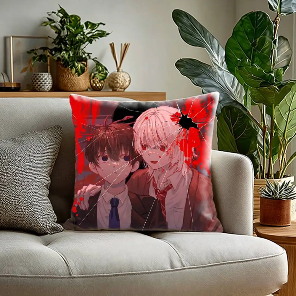 Game S-Saihate S-Station  Pillow Case Anti-dustmite Pillowcase Invisible zipper silky Sofa cushion cover for bedroom