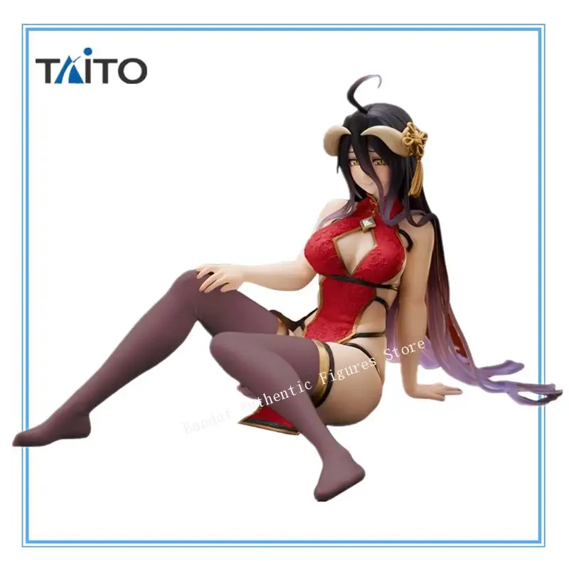 TAiTO OVERLORD Desktop Cute Albedo Cheongsam Ver Renewal PVC Anime Action Figures Model Collection Toy