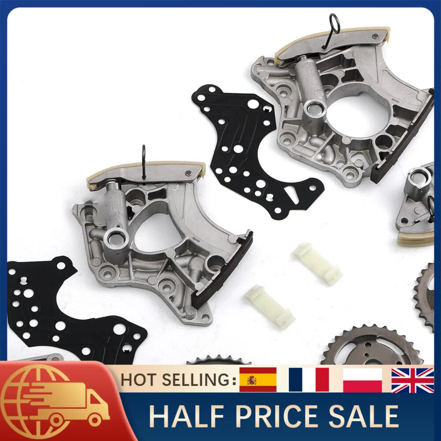 

Комплект натяжителя цепи ГРМ подходит для Audi S5 A6 A8 S8 Q7 VW Touareg 4.2L 5.2L FSI V8 V10 BAR BSM BUJ CAUA 079109217R 06E109465AP