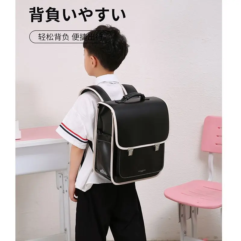 2027 New Fashion School Bags Boys Girls Brand Children Backpack Japanese Style Student Book Bag  Large Capacity Kids Schoolbag