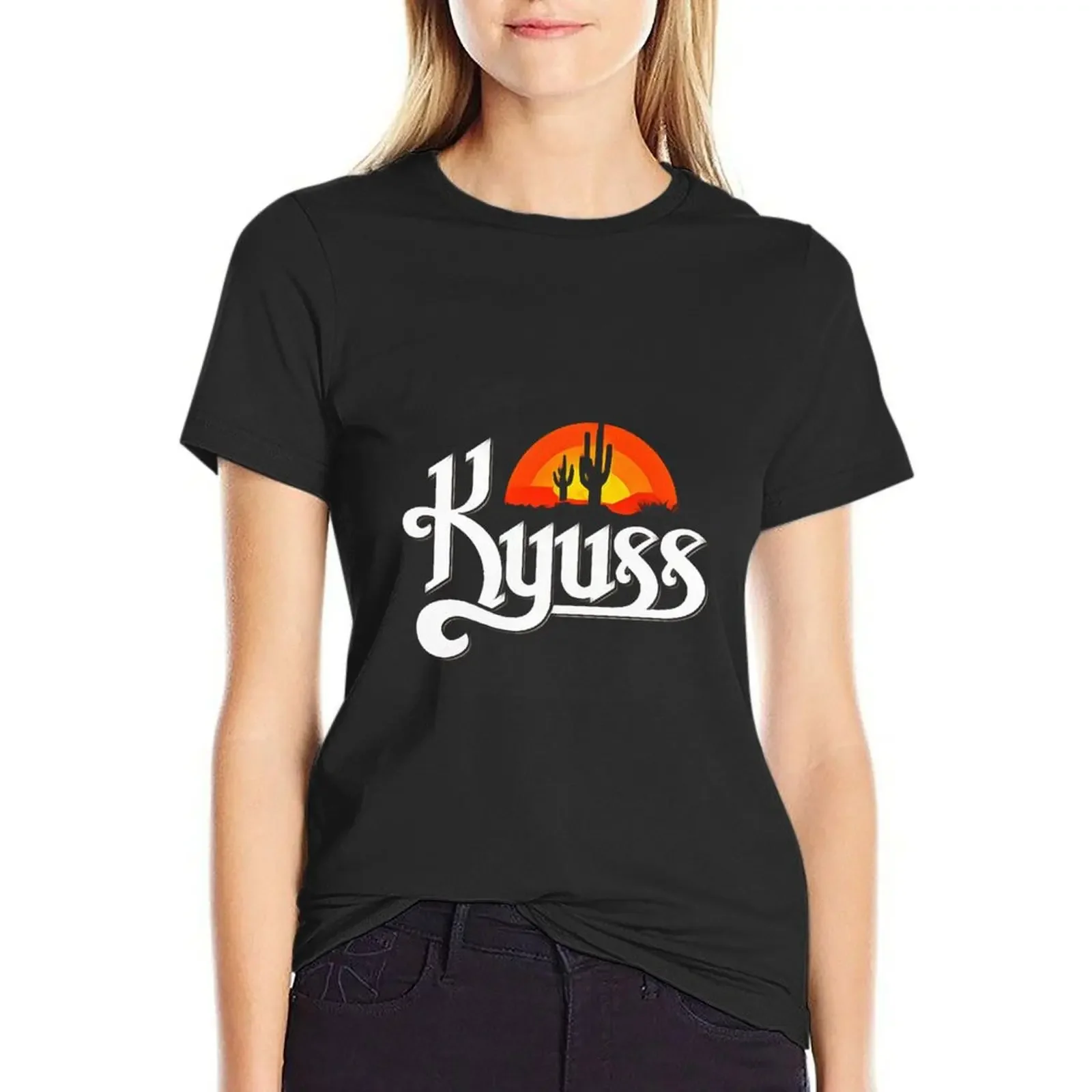 kyuss rock stoner T-Shirt cute clothes oversized shirts graphic tees Woman T-shirts