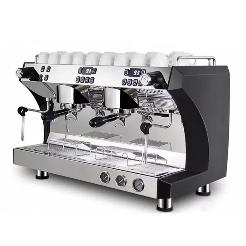 

commercial Semi automatic 9 bar coffee machine 2 group electric espresso coffee machine for coffee shop