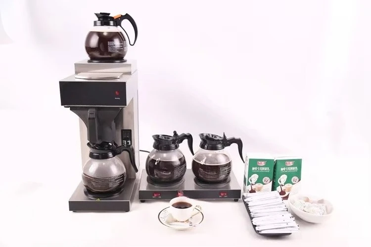 Portable Home & Office Automatic Drip Coffee Maker Stainless Steel American Electric Coffee Machine