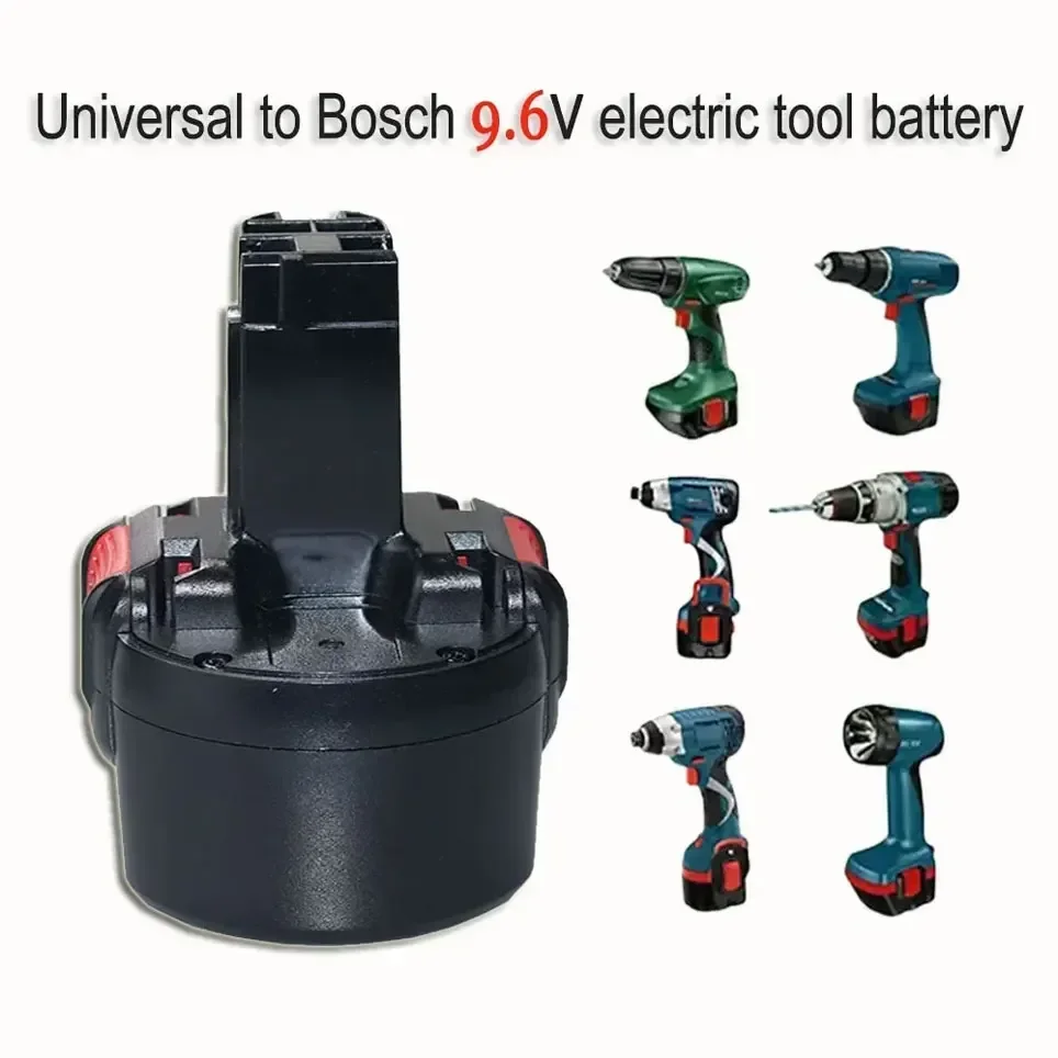 9.6V 6800mAh Ni-MH Rechargeable Battery For Bosch PSR 960 BH984 BAT048 BAT119 L50 Power Tools Replace Battery