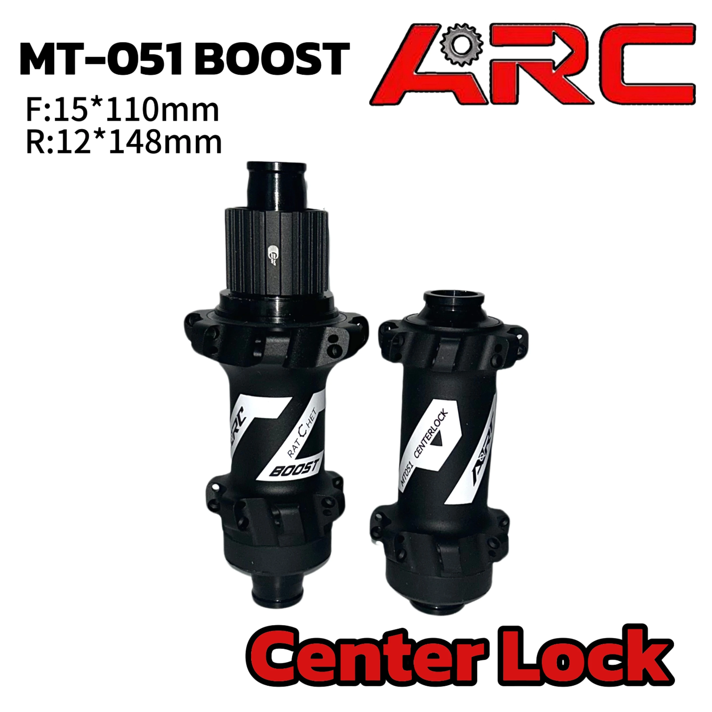 

Centerlock 6-Pawl ARC MT051 MTB Hub 28H Sealed Bearing 110x15 12x148mm BOOST Alloy Hub HG/XD/MS