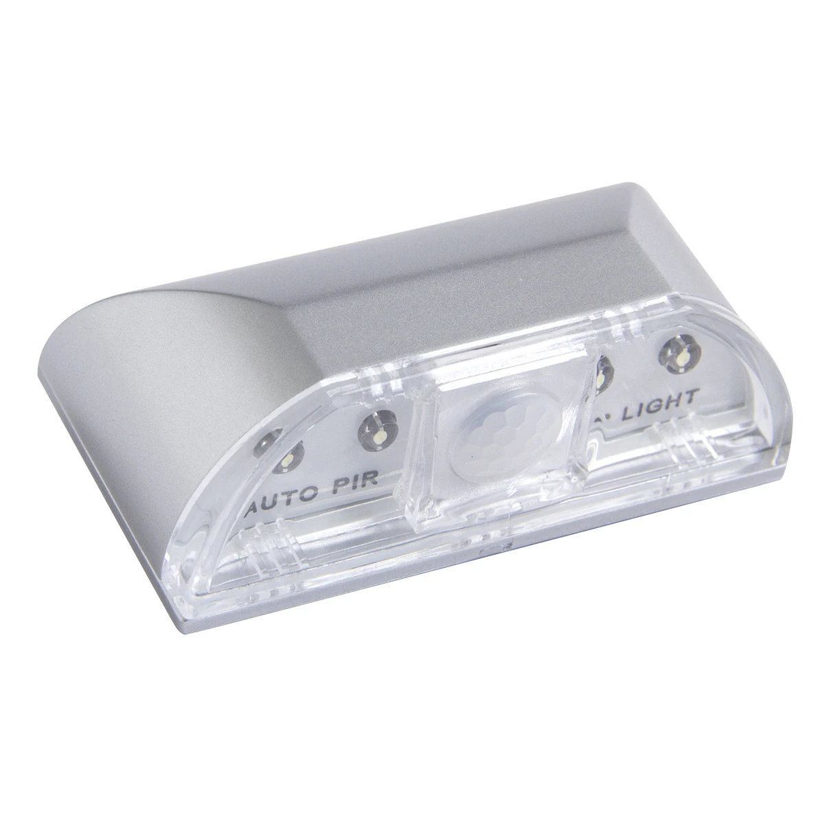 

LED Keyhole Light Pir Infrared Door Lock Lamp Silver Auto Sensor Motion for Kitchen Stairway Closet Corridor