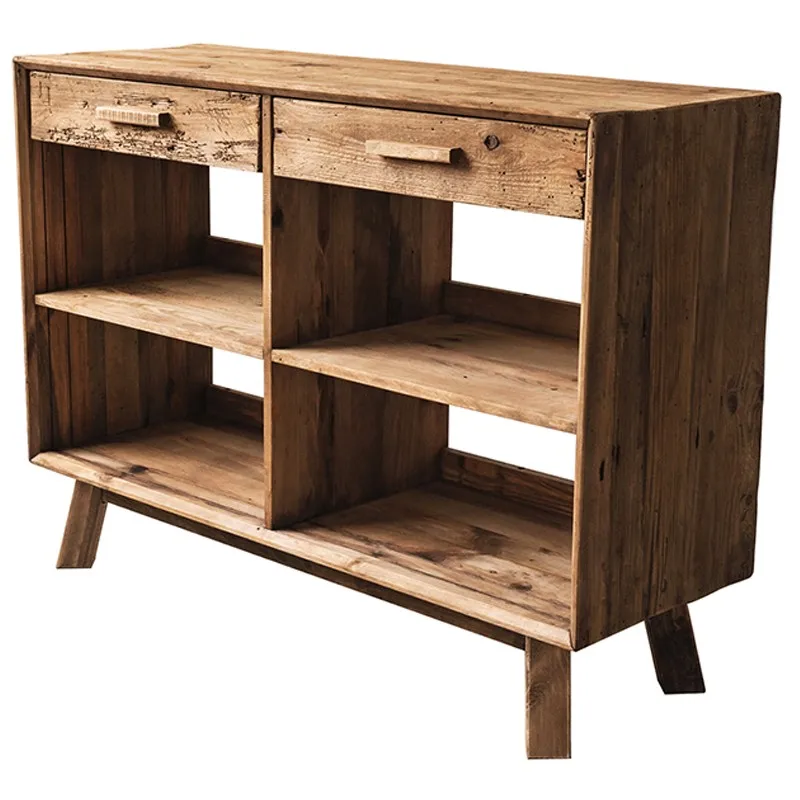 

American stone barrel cabinet, living room locker