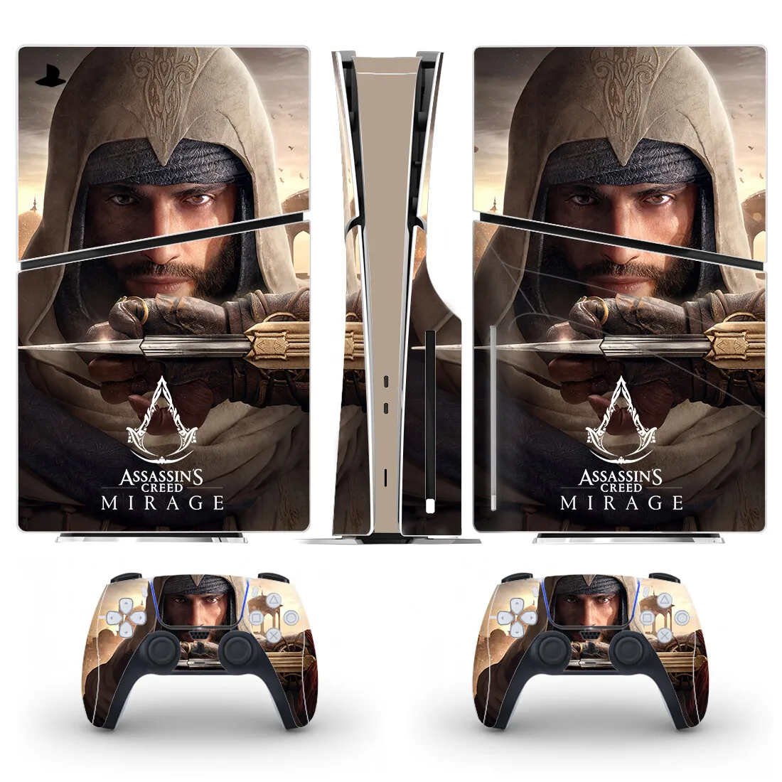 Nuovo gioco PS5 Slim Disc Skin Sticker decalcomania Cover per Console e 2 controller PS5 Slim Disk Skin Sticker Vinyl