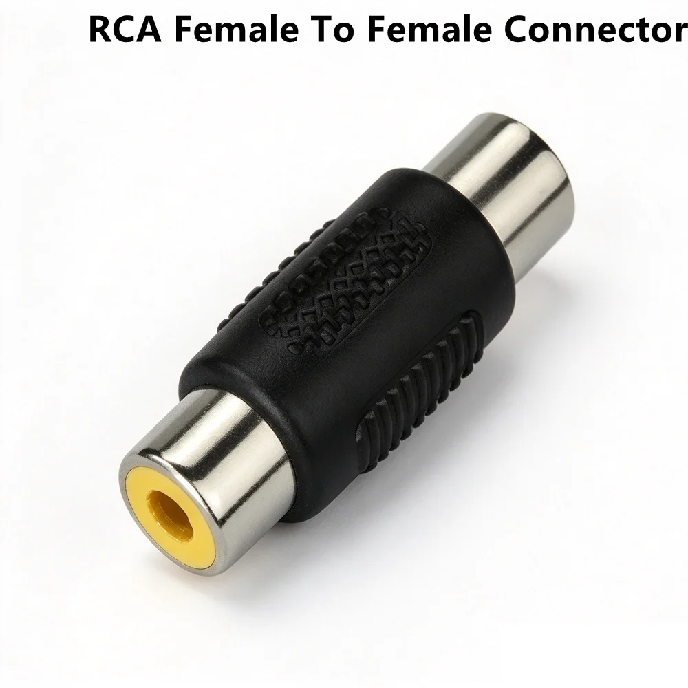 RCA Male Female Plug Adapter Connectors RCA to Screw Terminal Connector BNC To RCA Adapter For Speaker Cameras