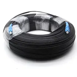 Optical Fiber Drop Cable SC UPC 150m Fiber Jumper FTTH Optic Cable Patch Cord with SC Connector