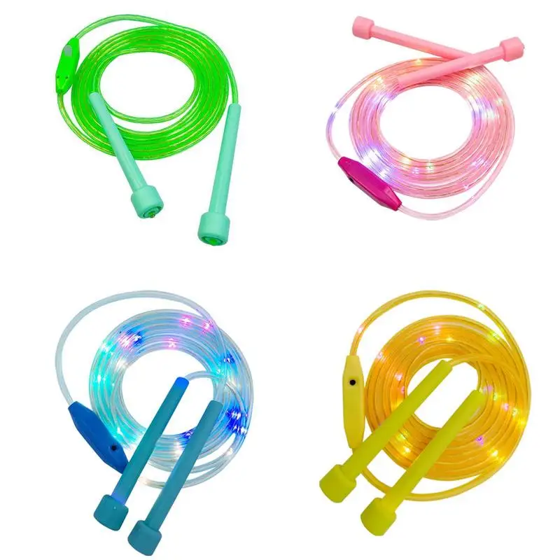 Lightweight Fashion Skipping Rope Flashing Skipping Rope For Kid Children Jump Exercise Fitness LED Luminous Jump Ropes