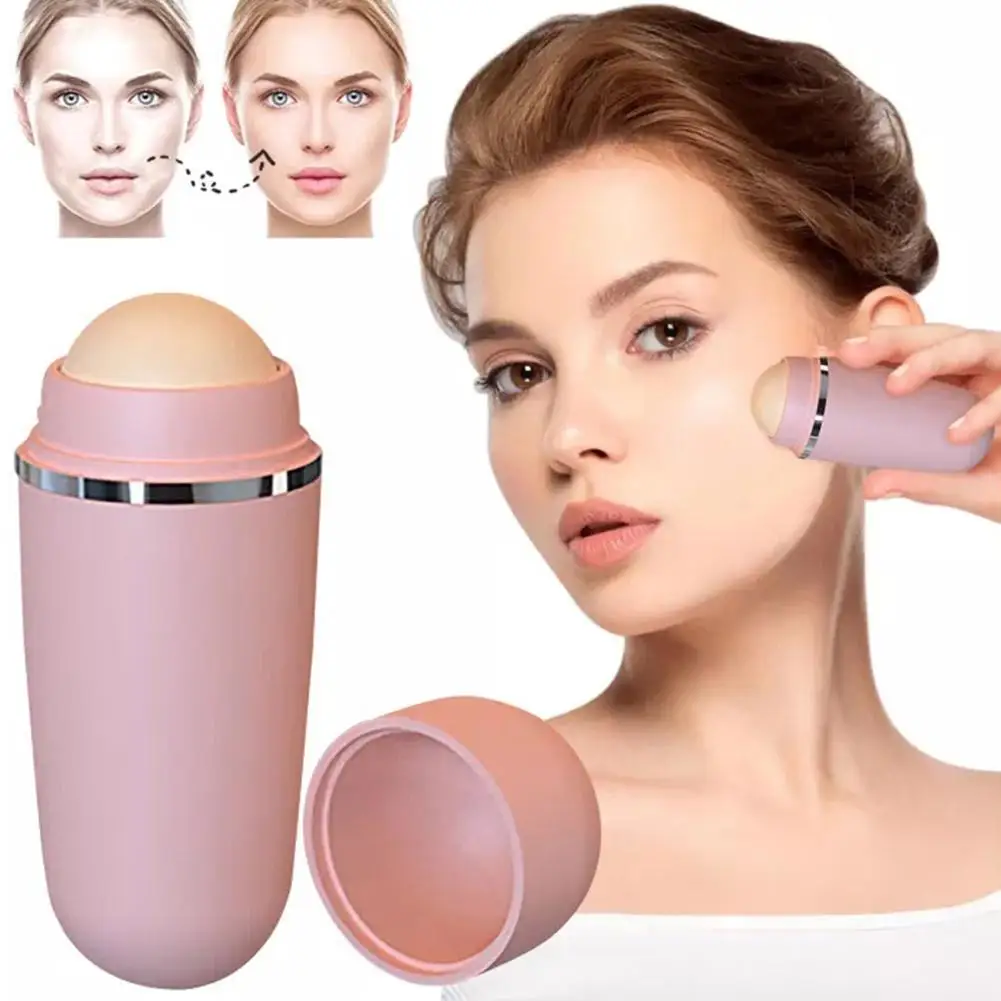 Portable Face Oil Absorbing Roller Face T-zone Oil Facial Rolling Care Women Skin Ball Stick Beauty Removing Tools Summer V6L9