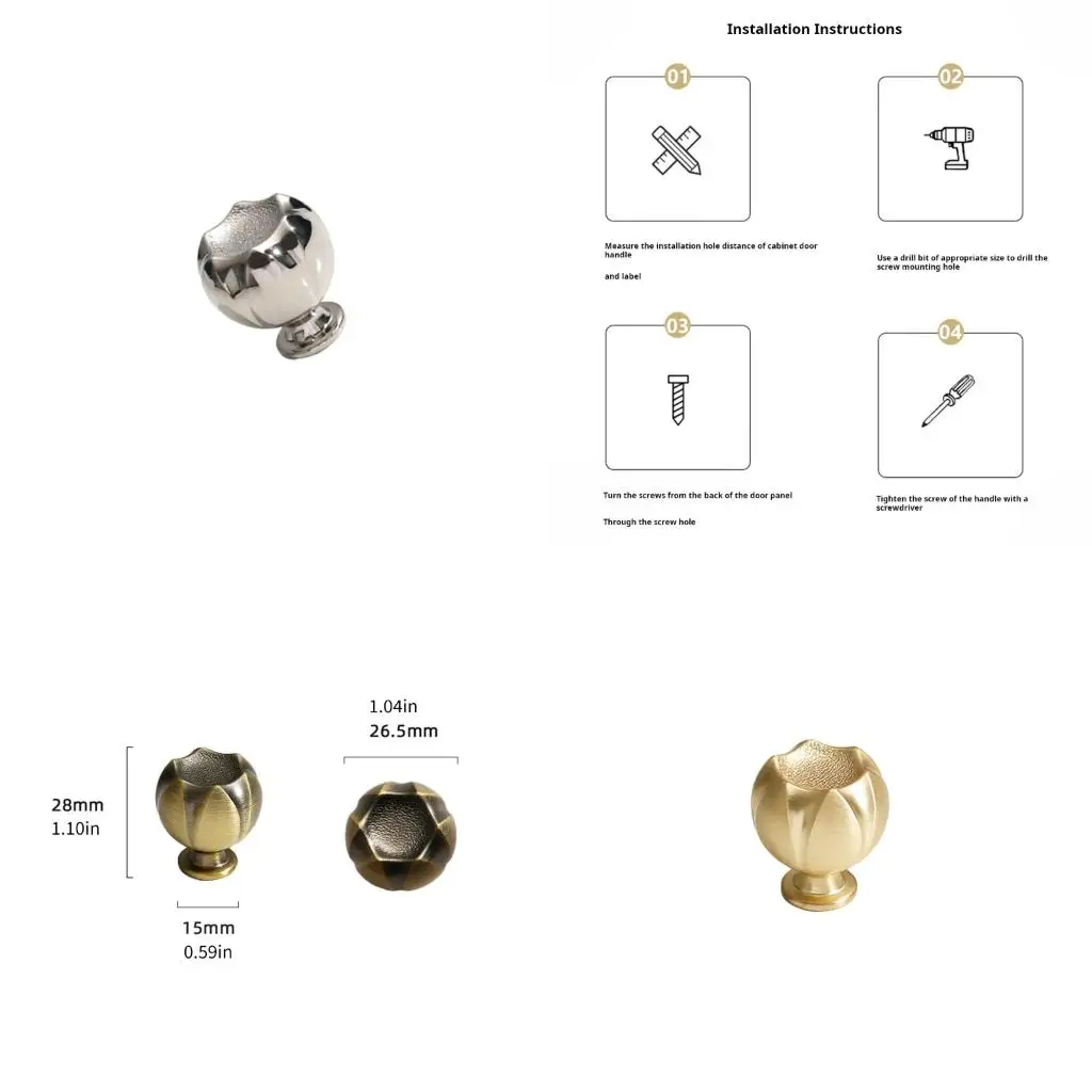 Corrosion Resistant Metal Handle Pulls For Bathroom And Kitchen Cabinets high quality