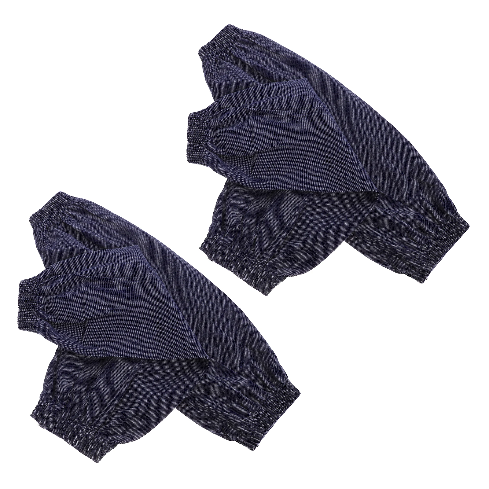 

Thickened Denim Arm Sleeves Forearm Protectors Wear Resistant Protective Covers for Welding Factory Work Double Layer
