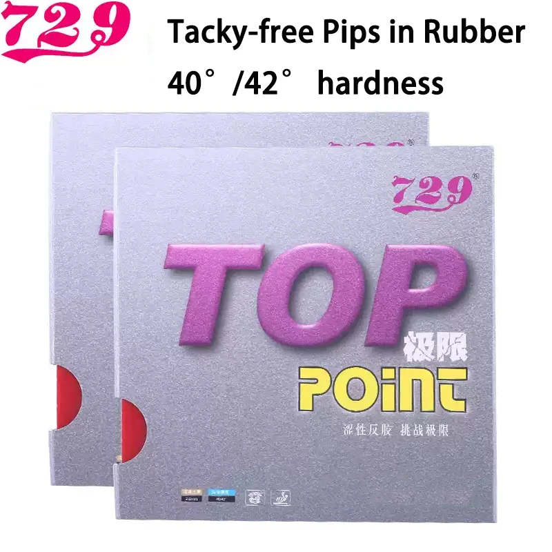 

729 TOP Non-Tacky Table Tennis Rubber Sheet Internal Energy Professional Ping Pong Rubber Pips in Ideal for Backhand Fast Flick