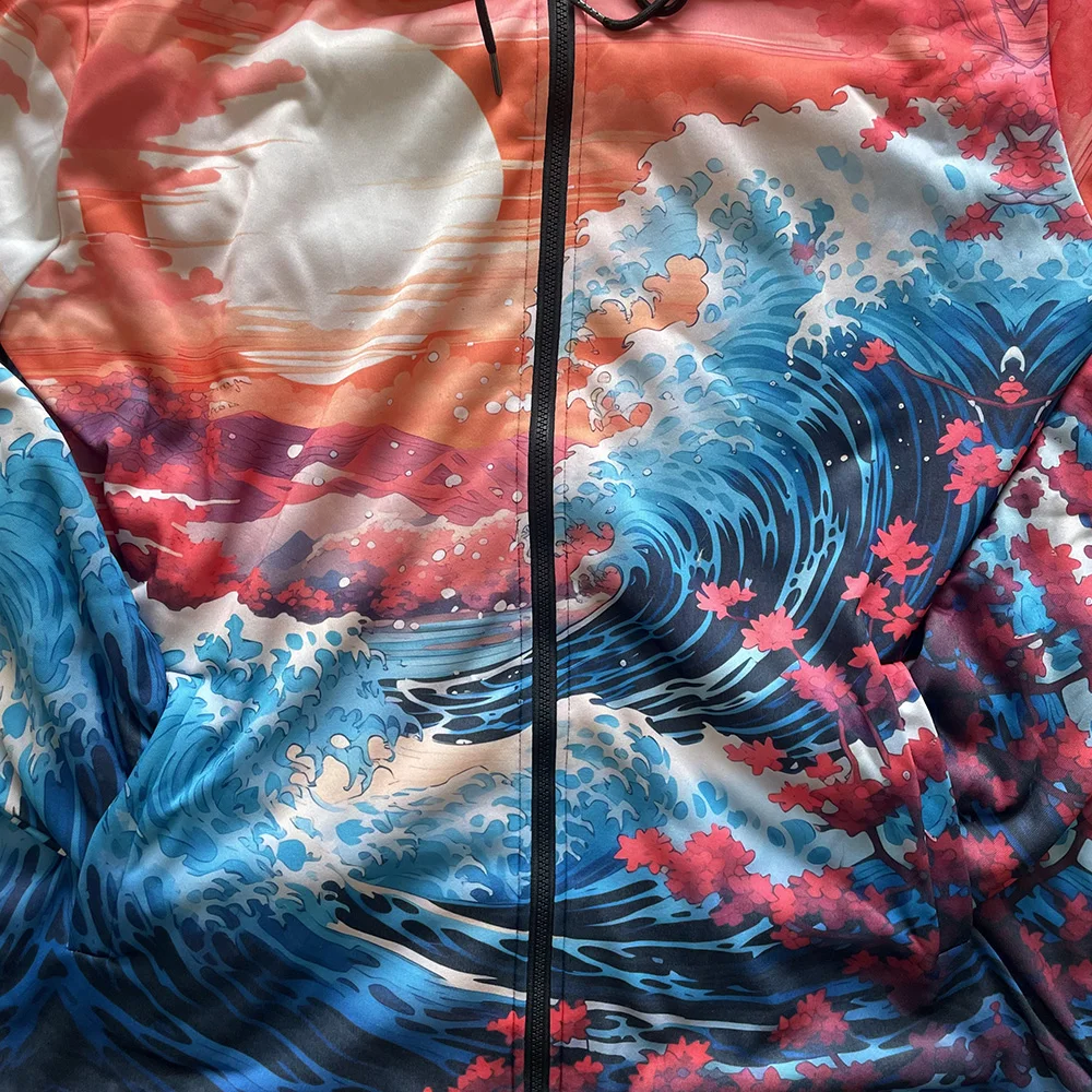 الحيوان الفني زيبرا شريط مطبوعة الرجال سترة معاطف طويلة سترة الصوف أفخم سترة سميكة ملابس خارجية دافئة حجم كبير الملابس #5