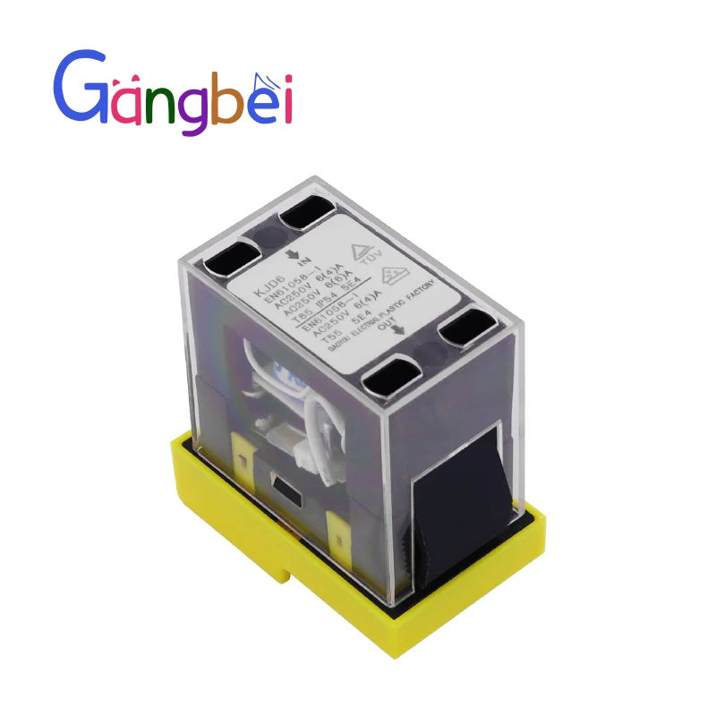 Nuevo interruptor electromagnético Original, interruptor KJD6 5e4, interruptor de caja de Control para taladro, AC 250V, 6(4)A