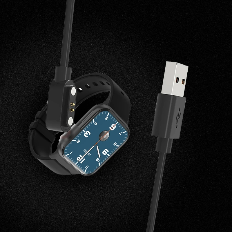 Charging USB Cable for HW12 HW16 for Smart Watch 2 Pin Strong Magnetic Suction Cable D5QC