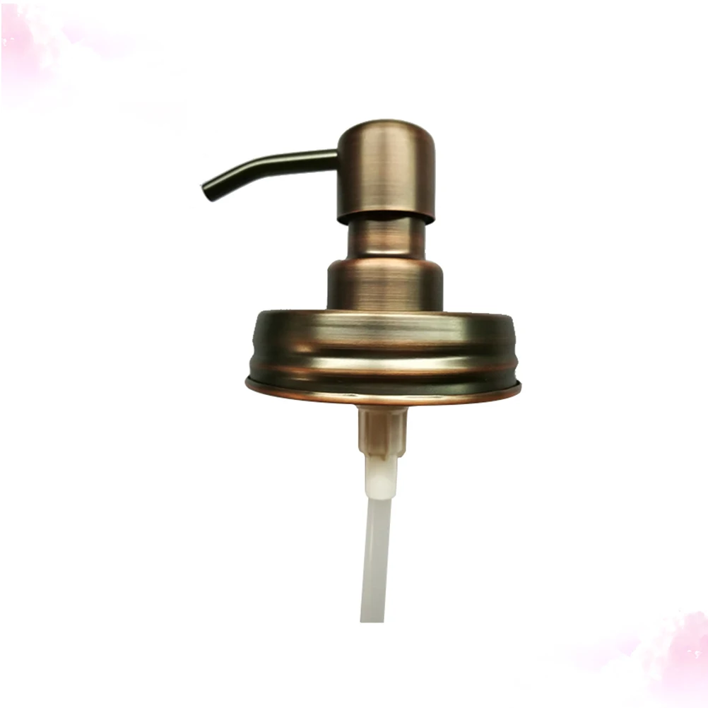 

Metal Pump Head Soap Dispenser Lotion Press Type Bottle Replacement High Viscosity Reusable Home Kitchen Bathroom Helper