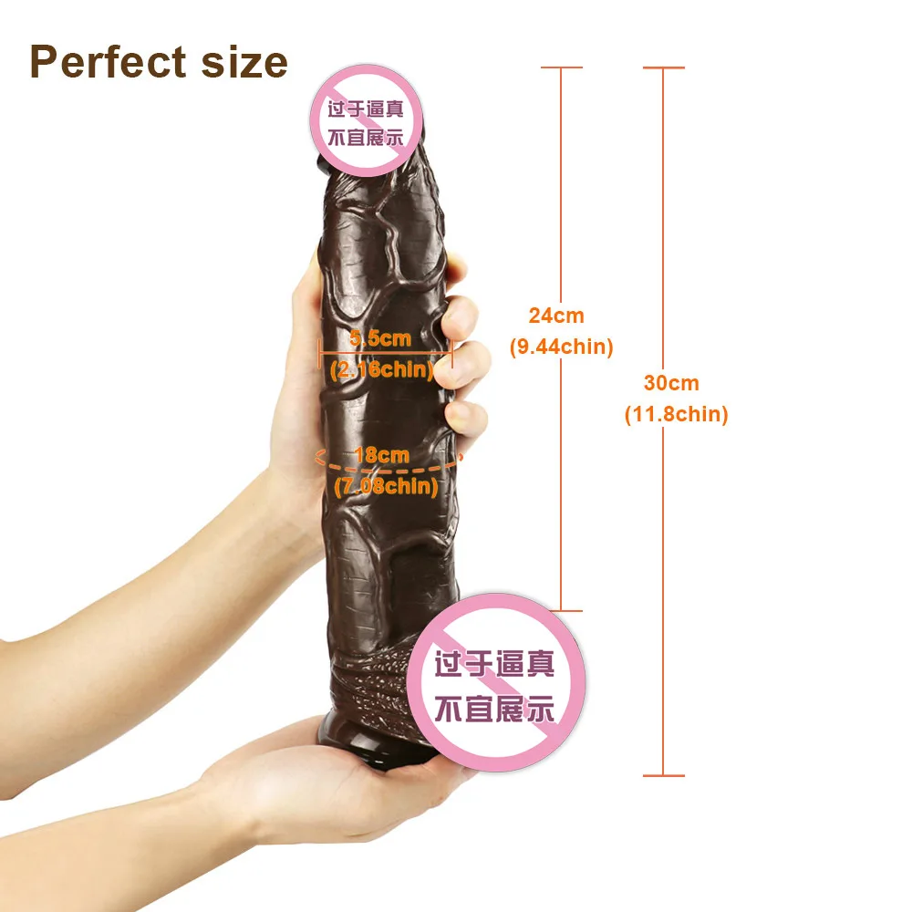 30CM long and thick simulated penis for masturbation Adult toys