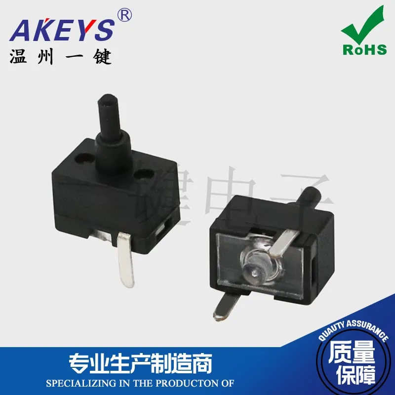 10pcs KFC-V-206K Normally Closed-Type Limit Switch Two-Pin Flash Gate Reset Micro Detection Button Connector