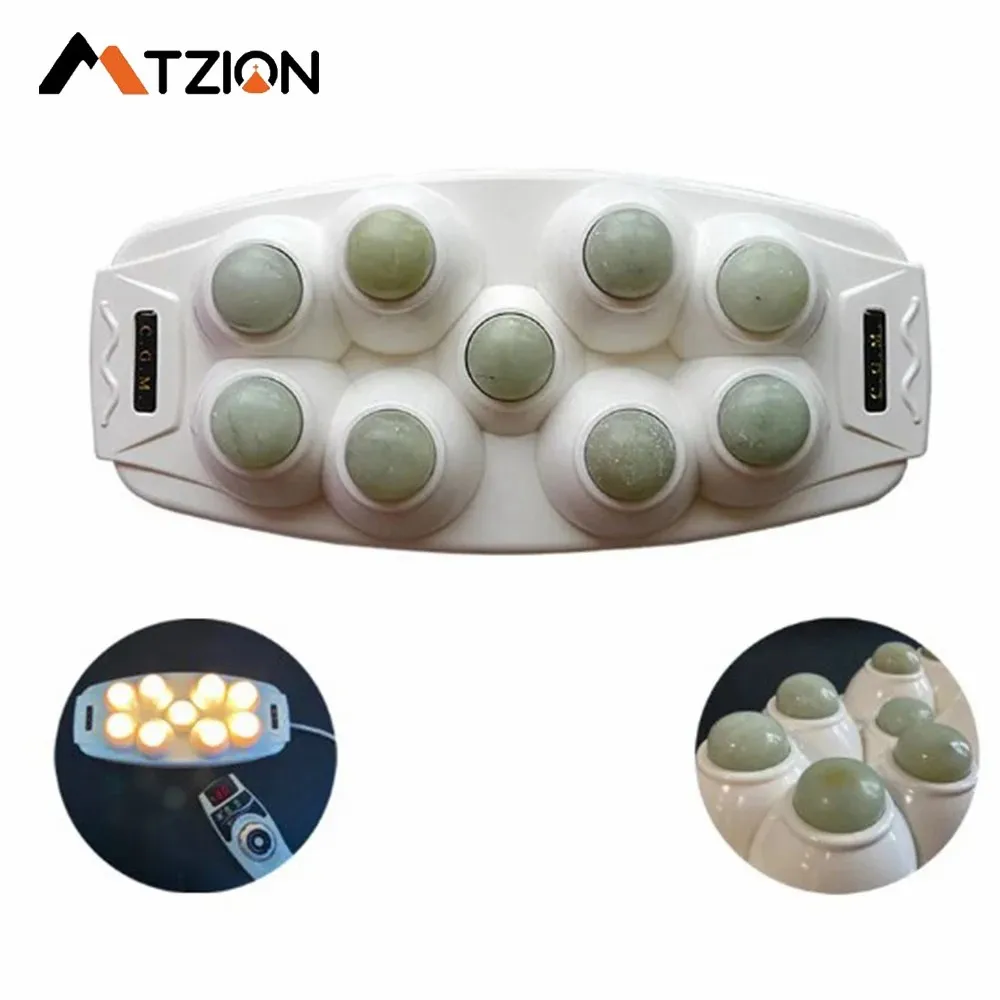 MTZION Handheld Foldable Physical Therapy Jade Heating Massager Therapeutic Device for Body Health Care and Muscle Stimulator